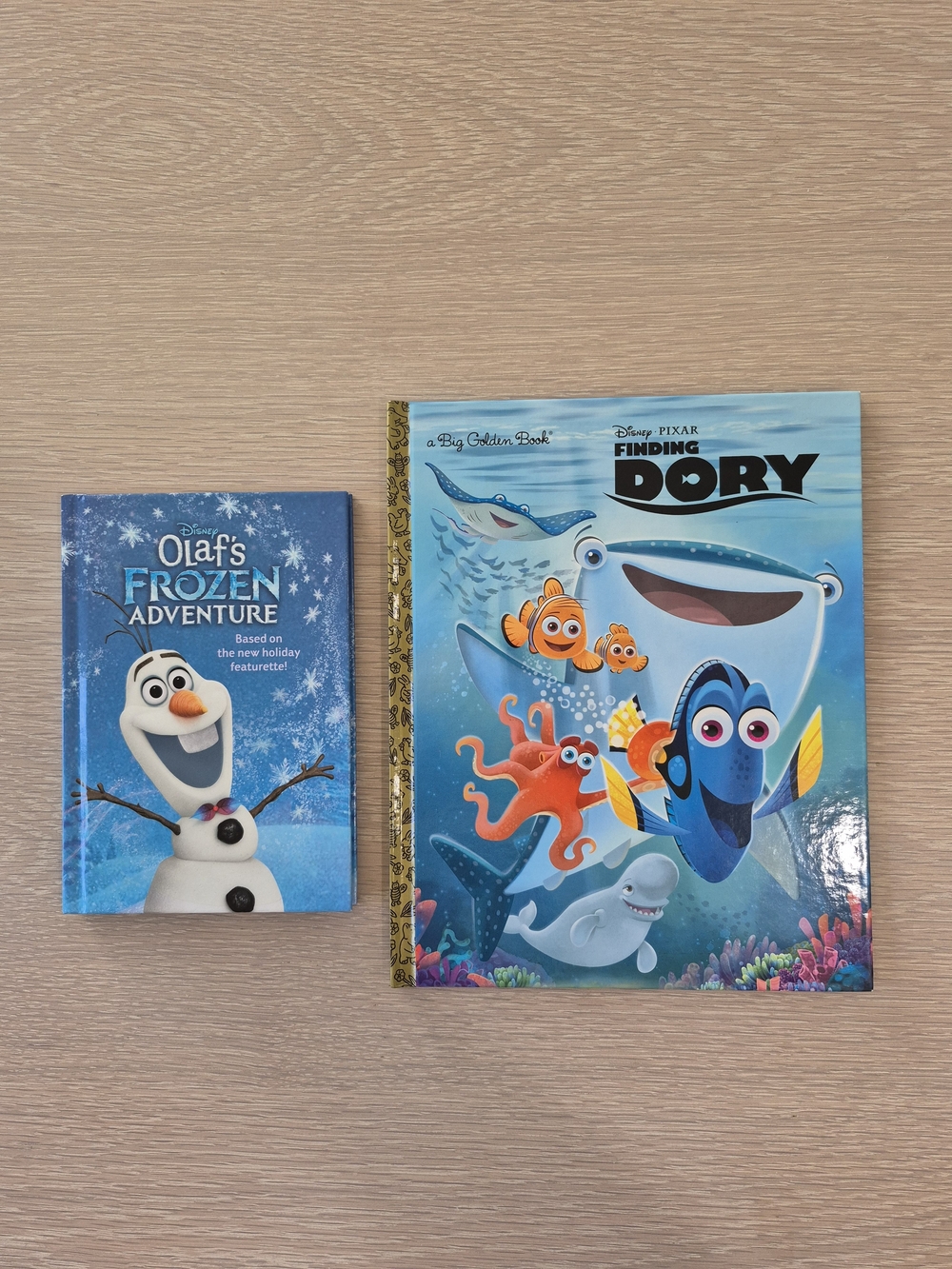 Disney Finding Dory & Olaf's Frozen Adventure Hardcover Kids Book Set
